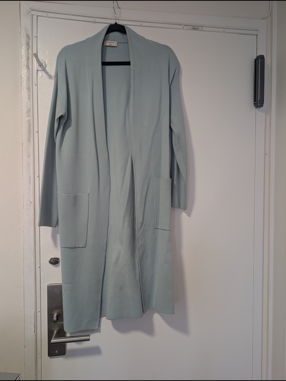 aritzia babaton Tie Cardigan (Light Blue)